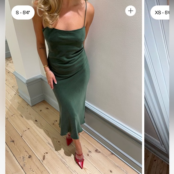 Djerf Dream Dress Midi Moss (NWT) - Picture 4 of 4